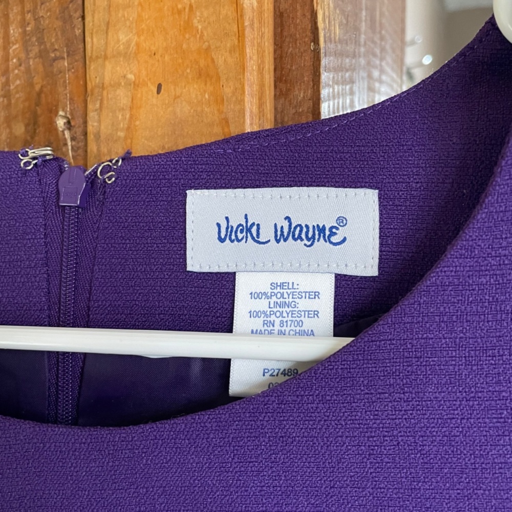 Nice party dress purple - Picture 3 of 5